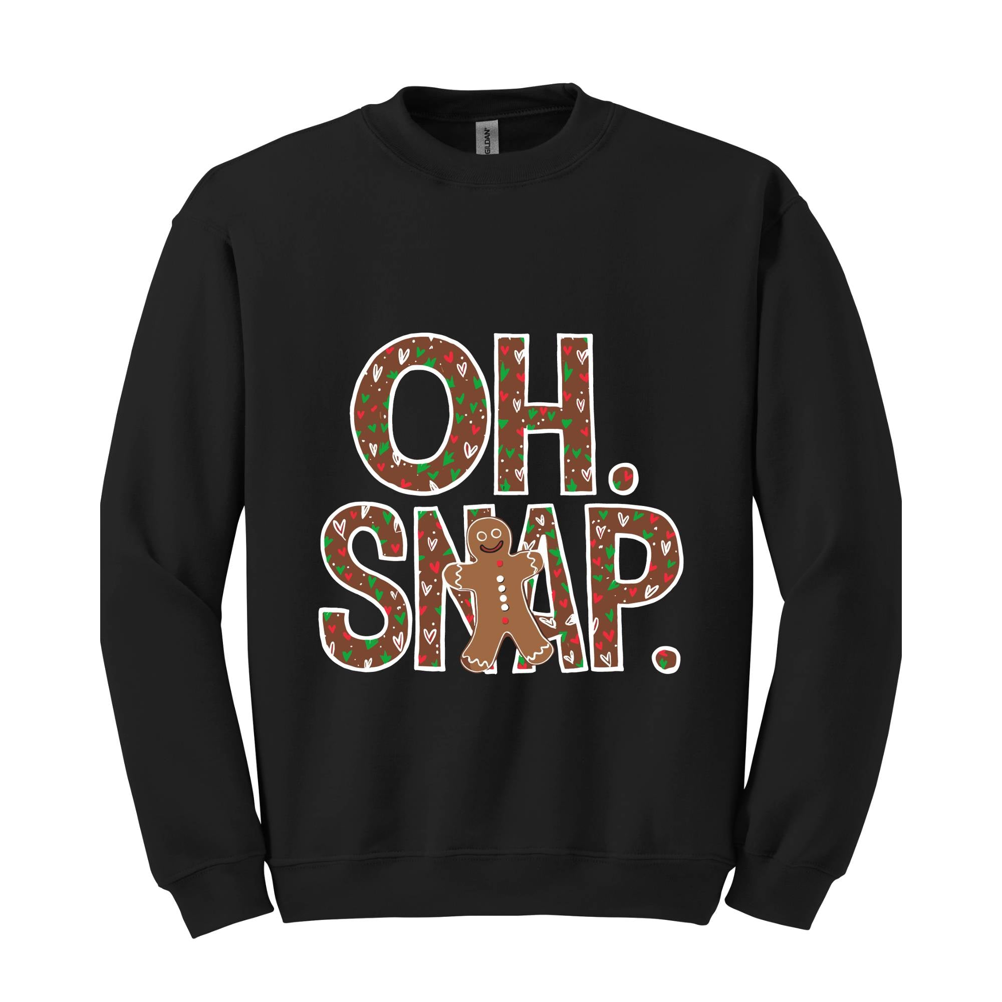 Oh Snap Gingerbread Sweatshirt, Christmas Cookies Sweatshirt, Christmas Gift, Christmas Family Sweatshirt