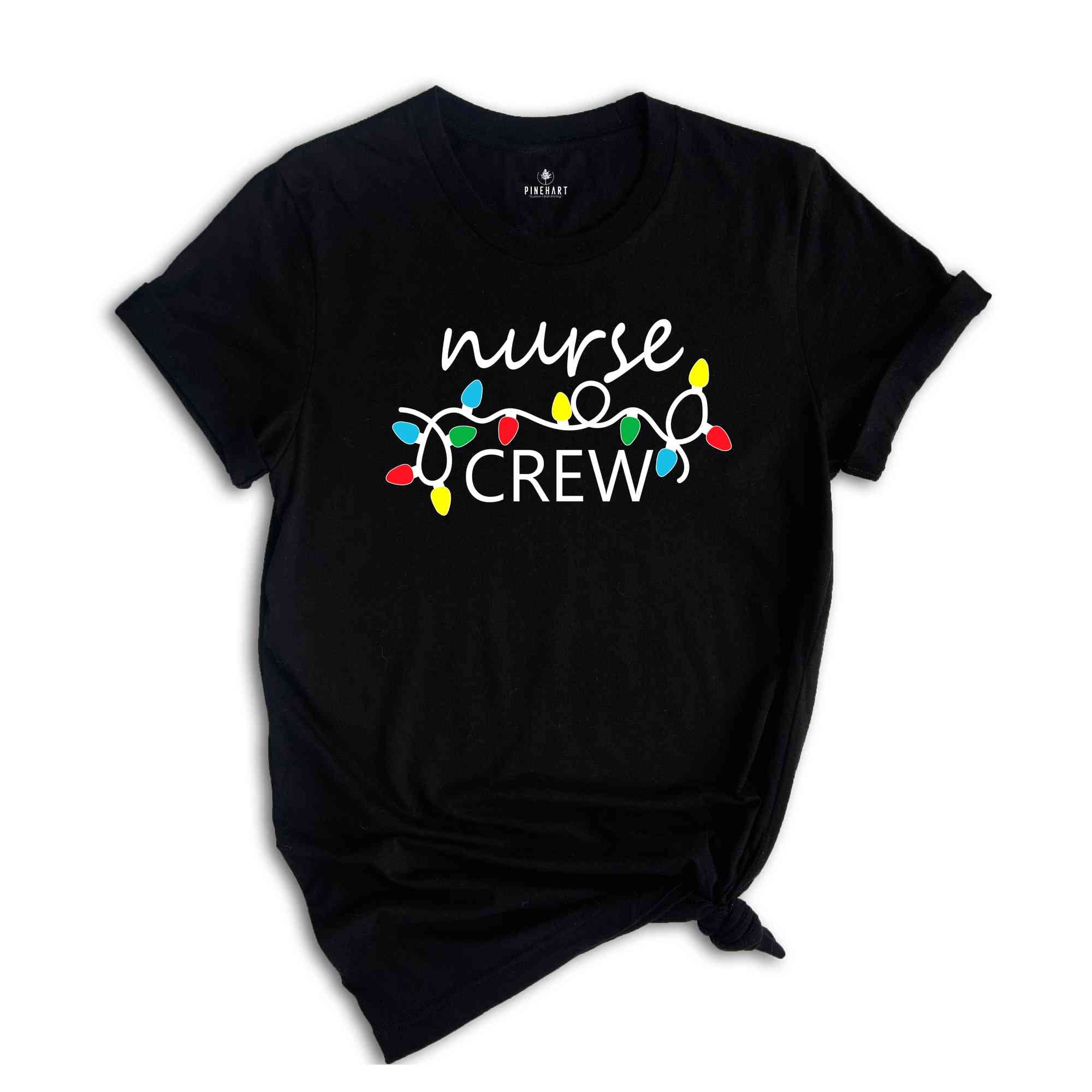 Nurse Crew Christmas Shirt, Christmas Lights, Nurse Christmas Shirt, Funny Christmas Shirt, Christmas gift, Christmas shirt