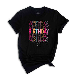 Birthday Girl T-Shirt, Birthday Party Girl Shirt, Birthday Girl Gifts, Bday Party Shirt, Birthday Shirt