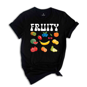 Fruity Shirt, Fruity Lesbian Shirt, Strawberry Cottagecore Shirt, Lesbian Shirt, Funny Lesbian Shirt, Lesbian Fruity Shirt, LGBT Shirt