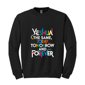 Yeshua Shirt, Christian Sweatshirt, Religious Sweatshirt, Bible Verse Sweater, Faith Hoodie, Christian Gifts, Jesus Apparel, Church Sweater