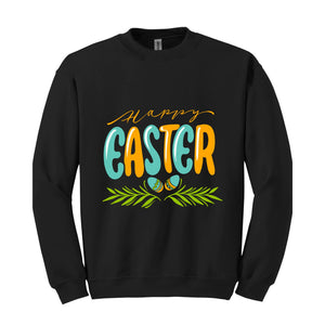 Easter Sweatshirt, Cute Easter Sweatshirt, Easter Bunny Hoodie, Happy Easter Sweatshirt, Custom Easter Sweatshirt