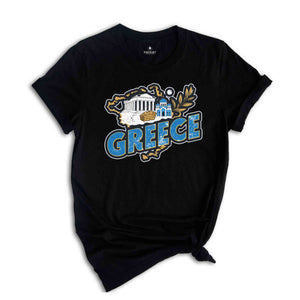 Retro Greece Shirt, Greece Travel Shirt, Country Travel Shirt, Shirt For Traveler, Travel Lover Gift, Travel Tee, Trip Shirt