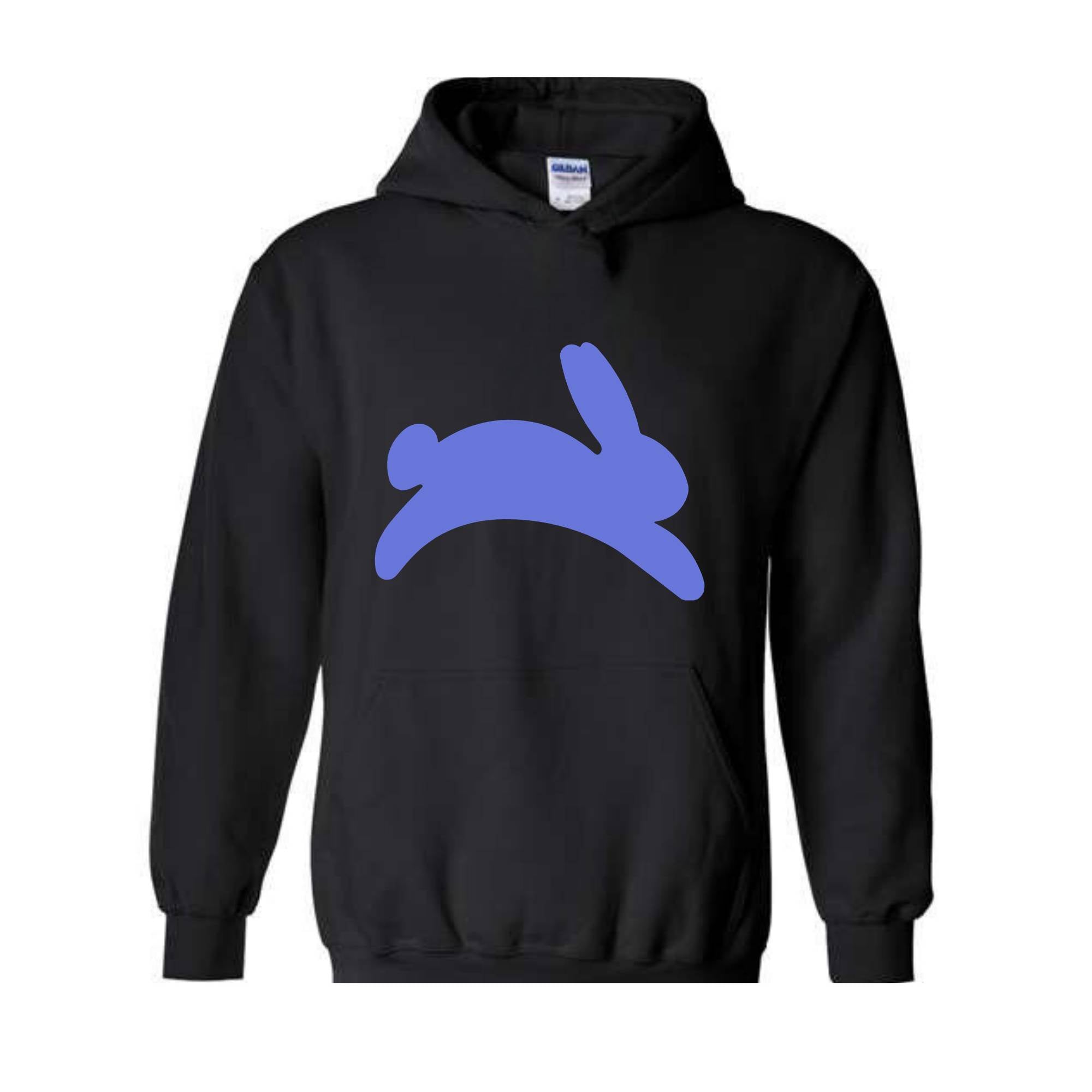 Rabbit Hoodie, Hipster Bunny Hoodie, Bunny Lover Hoodie, Wildlife Hoodie, Hare Hoodie