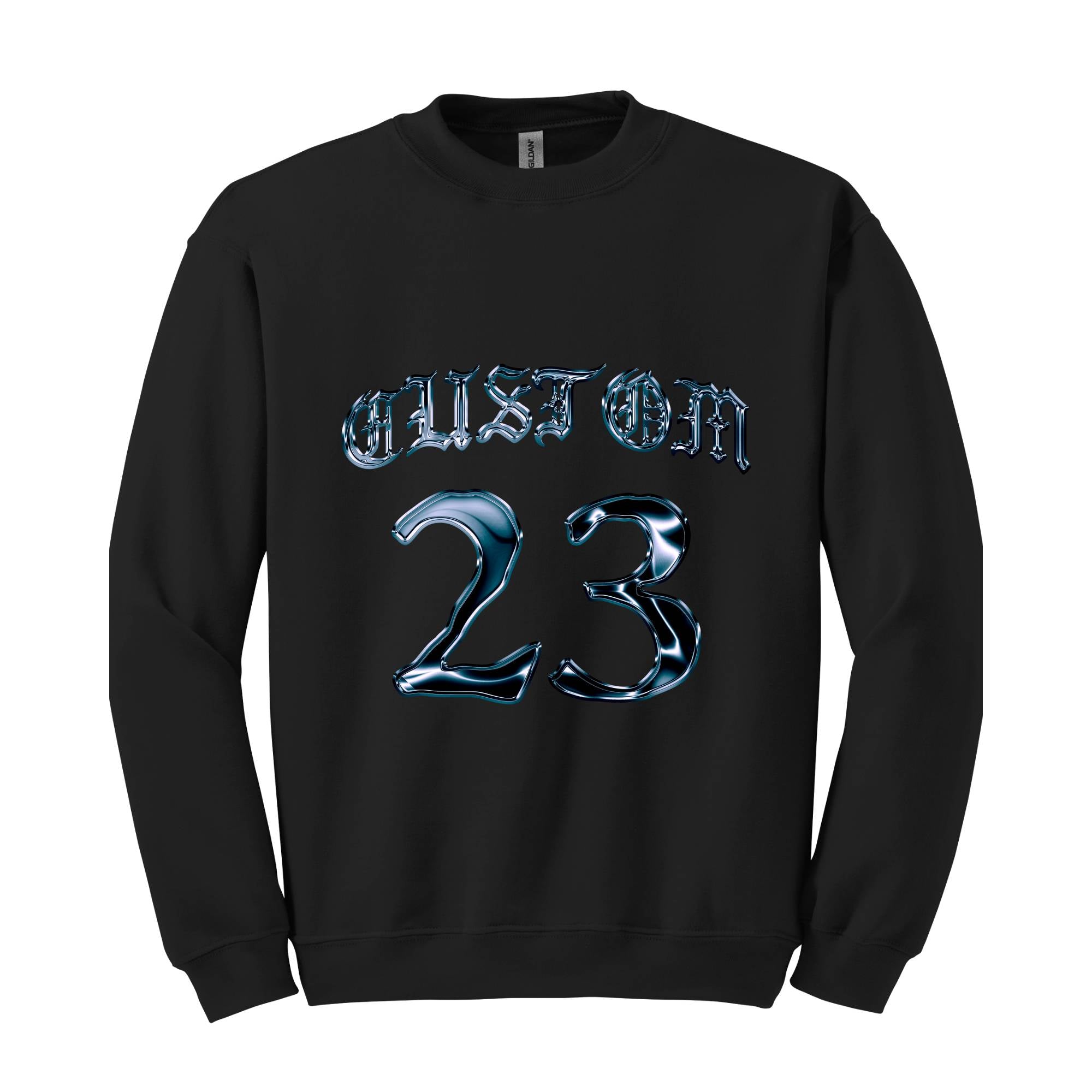 Custom Hoodie, Custom Sweatshirt, Custom Chrome Hoodie, Personalized Hoodie, Custom Apparel, Custom Text Hoodie, Custom Basketball