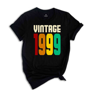 Vintage 1999 Shirt, 25th Birthday Shirt, 25th Birthday Gift Women, 25 Years Birthday Shirt, 1999 Birthday Shirt, Retro 25th Birthday Tee