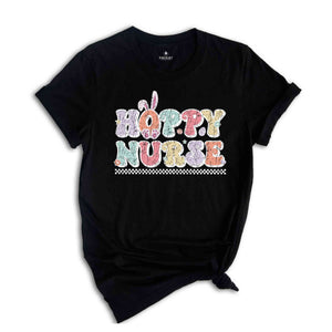 Hoppy Nurse Shirt, Nurse Easter Shirt, Nurse Life Shirt, Cute Easter Nurse Shirt, Easter Day Gift For Nurse, Registered Nurse, Nurse Mom Tee