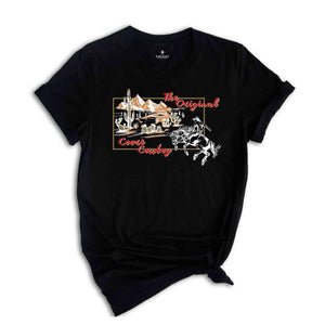 The Original Coors Cowboy T-Shirt, Rodeo Club Shirt, Coors Cowboy Tee, Original Coors Shirt, Western Style Tee