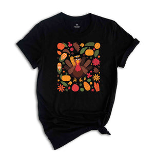 Pumpkin Thanksgiving Shirt, Gift For Christians, Thanksgiving Shirt, Boho Christian Shirt, Autumn Season Tee