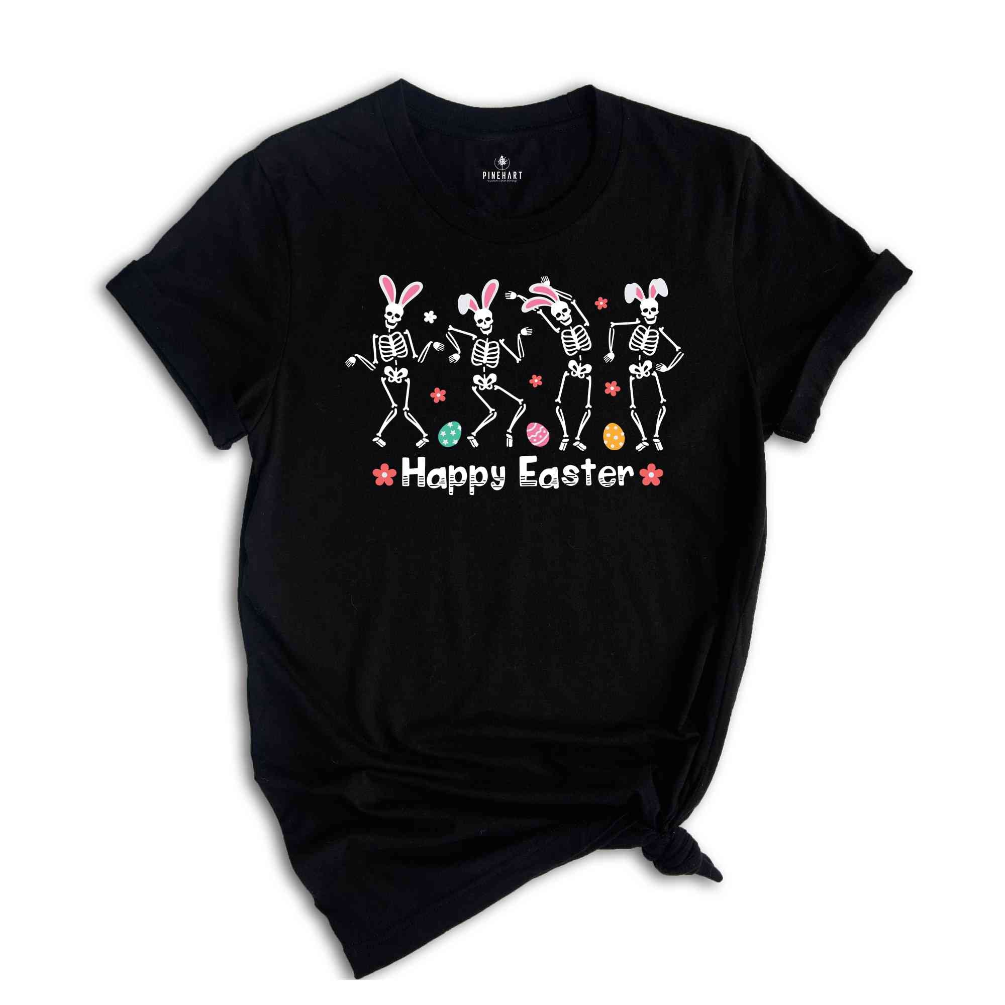 Dancing Skeleton Easter Shirt, Funny Easter Shirt, Easter Bunny Shirt, Skeleton Easter Shirt, Easter Eggs Shirt