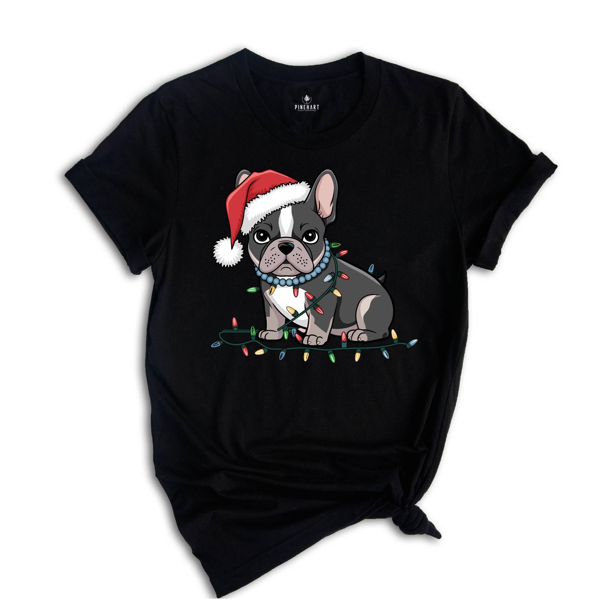 French Bulldog Christmas Shirt, Dog Mom Shirts, Holiday Party Shirt, Dog Owner Shirt, Christmas Dog Gifts, Dog Dad Shirt