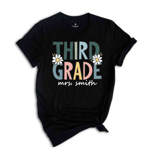 Third Grade Shirt, Teacher Shirt, Custom 3rd Grade Teacher Team Shirt, 3rd Grade Teacher Shirt, 3rd Grade Shirt, Third Grade Dream Team