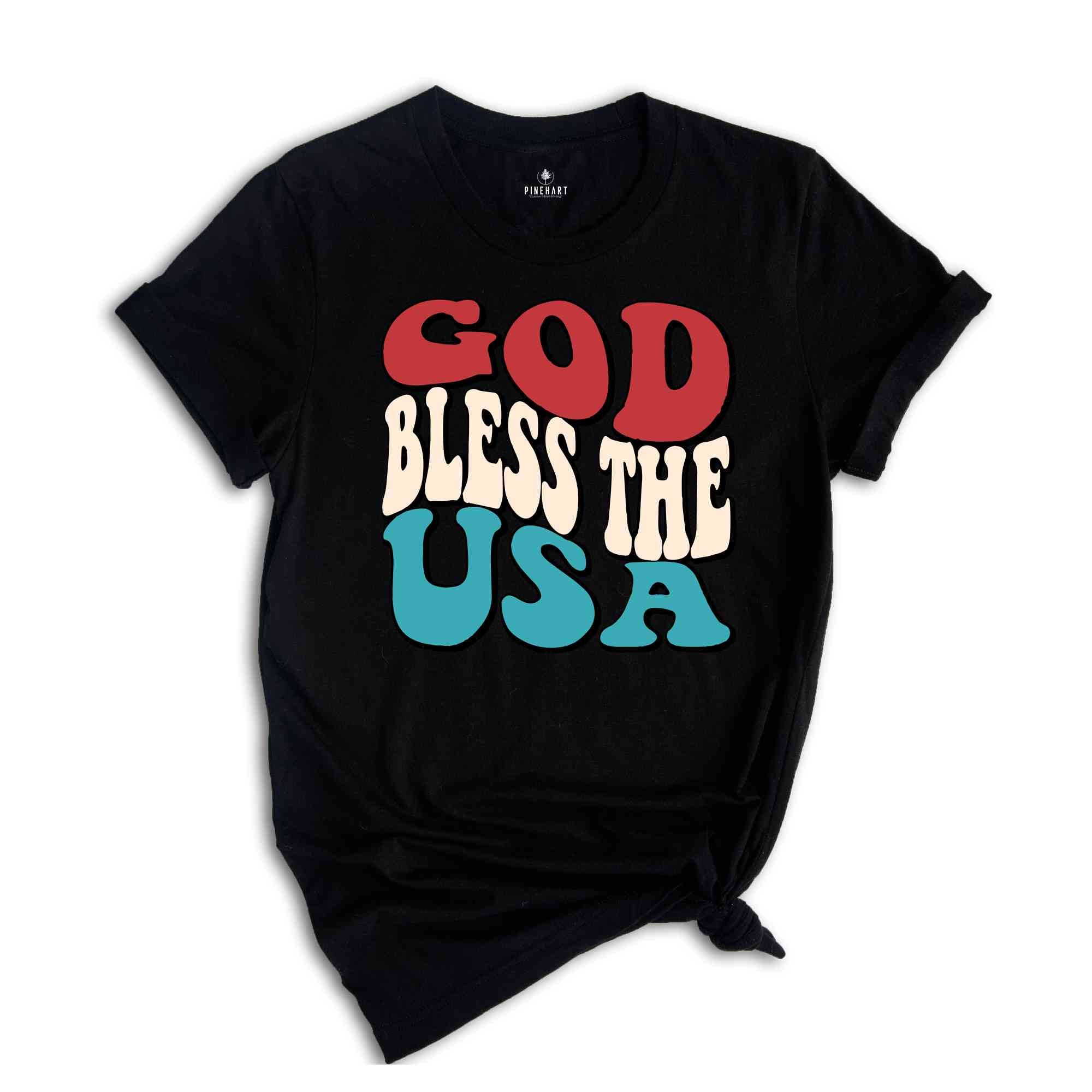 God Bless The Usa Shirt, 4th Of July Shirt, Summer Shirt, Independence Day Shirt, Fourth Of July Shirt, Freedom Shirt, God Shirt, Summer Tee