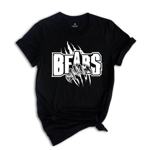 Team Mascot Shirt, Bears Team Mascot Shirt, Bears Team Spirit Shirt, Bears Fan Tee, Bears School Shirt, Bears School Spirit