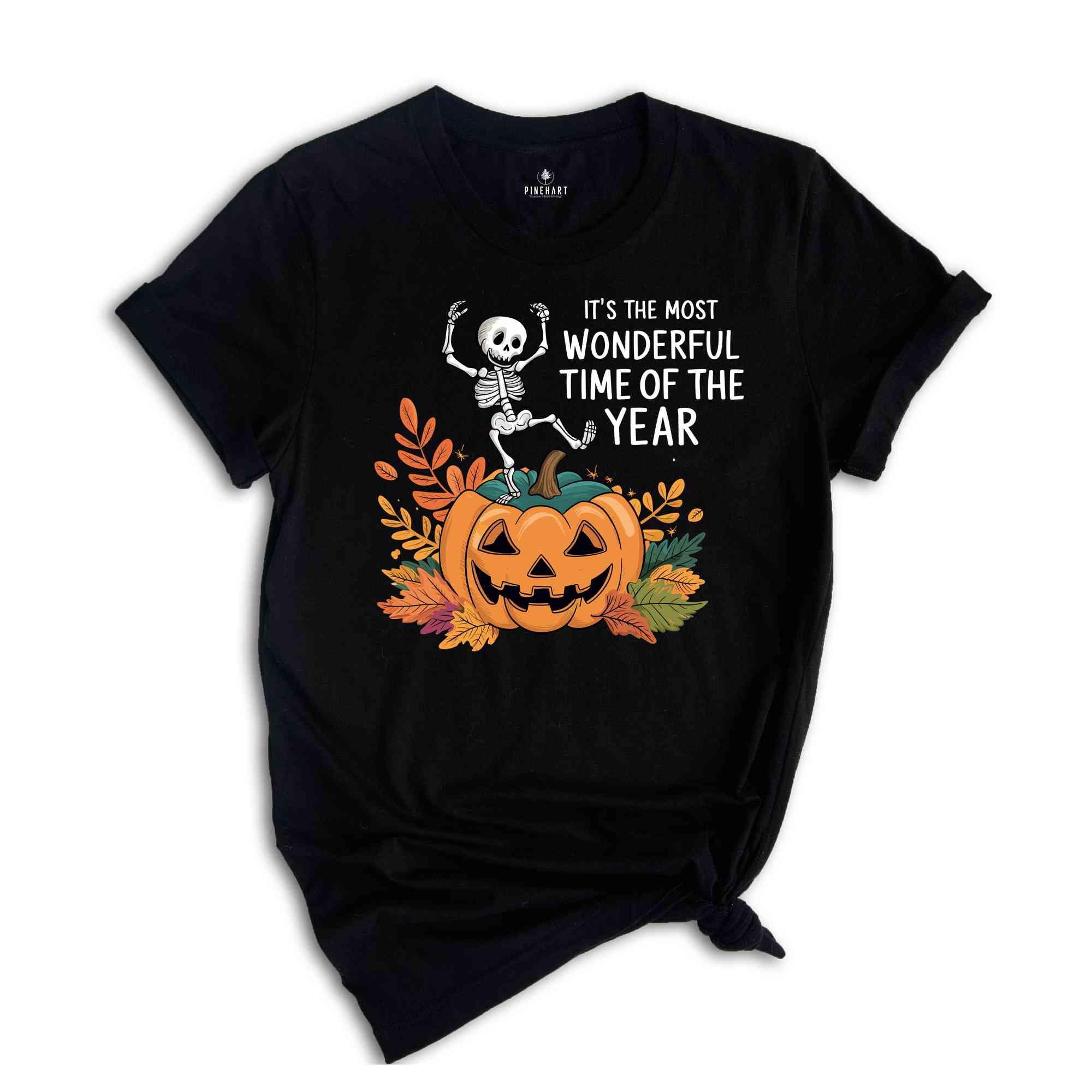 It's The Most Wonderful Time Shirt, Spooky Funny Shirt, Spooky Halloween Shirt, Retro Halloween Shirt, Garment Dyed, Fall Vibes Shirt