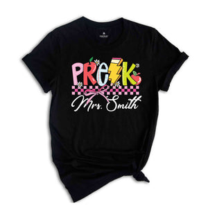 Personalized Pre K Teacher Shirt, Pre K Teacher Team Shirt, Gift For Teacher, Teacher Appreciation Shirt, Custom Grade Shirt