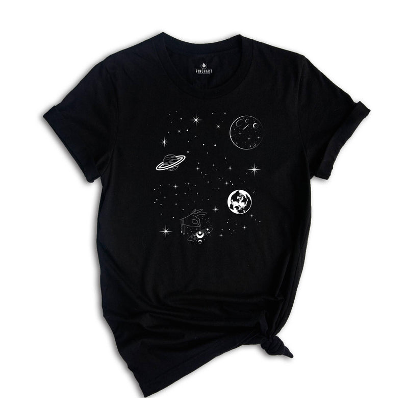 Celestial Shirt, Astrology Shirt, Spiritual Shirt, Aesthetic Shirt, Moon Shirt, Mystical Shirt, Moon Phase Shirt, Astronomy Shirt