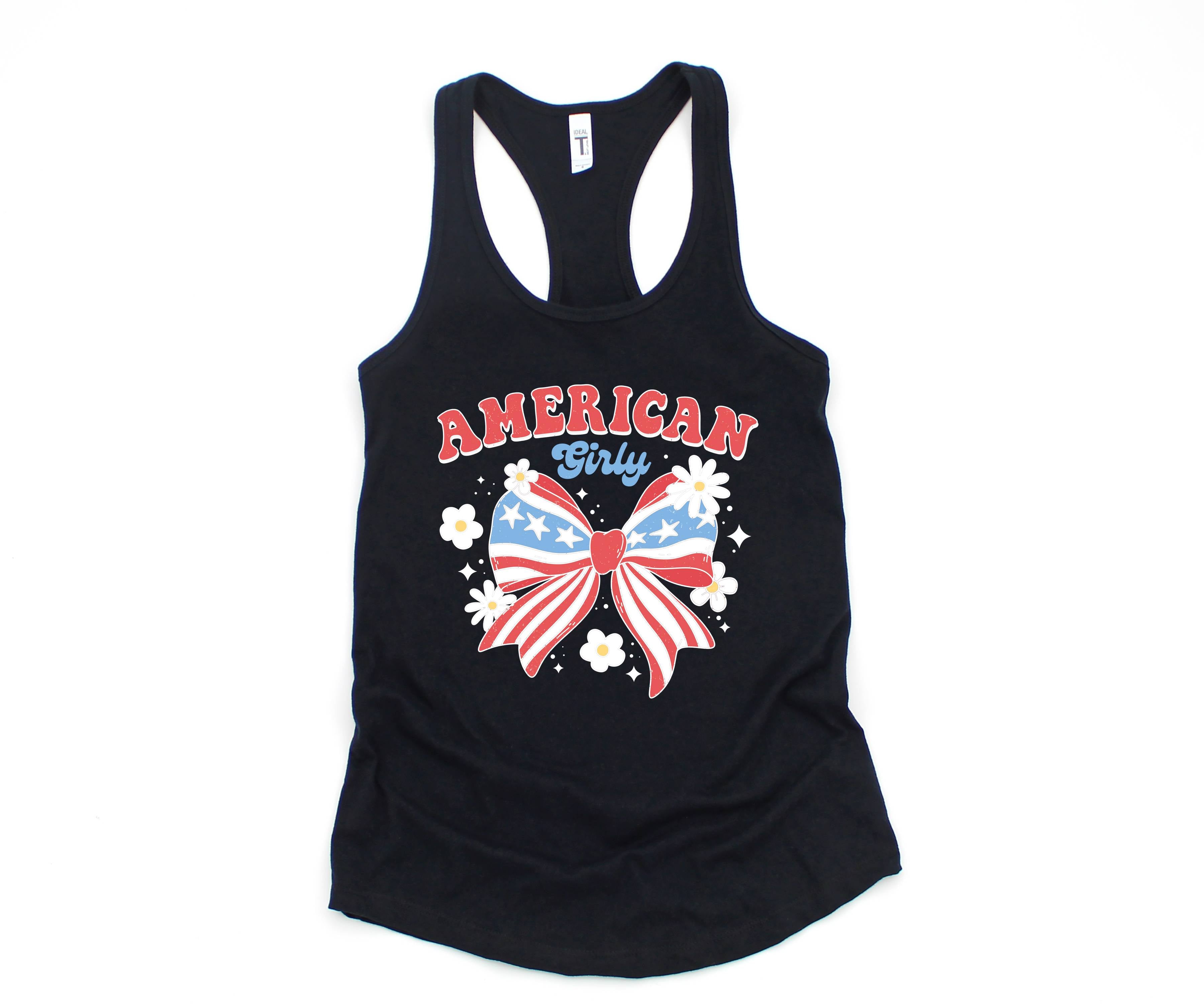 American Girl Tank Top, Fourth Of July Outfit, July 4th Tank, 4th Of July Tank Top, USA Shirt, USA Tank Top, Independence Day Shirt