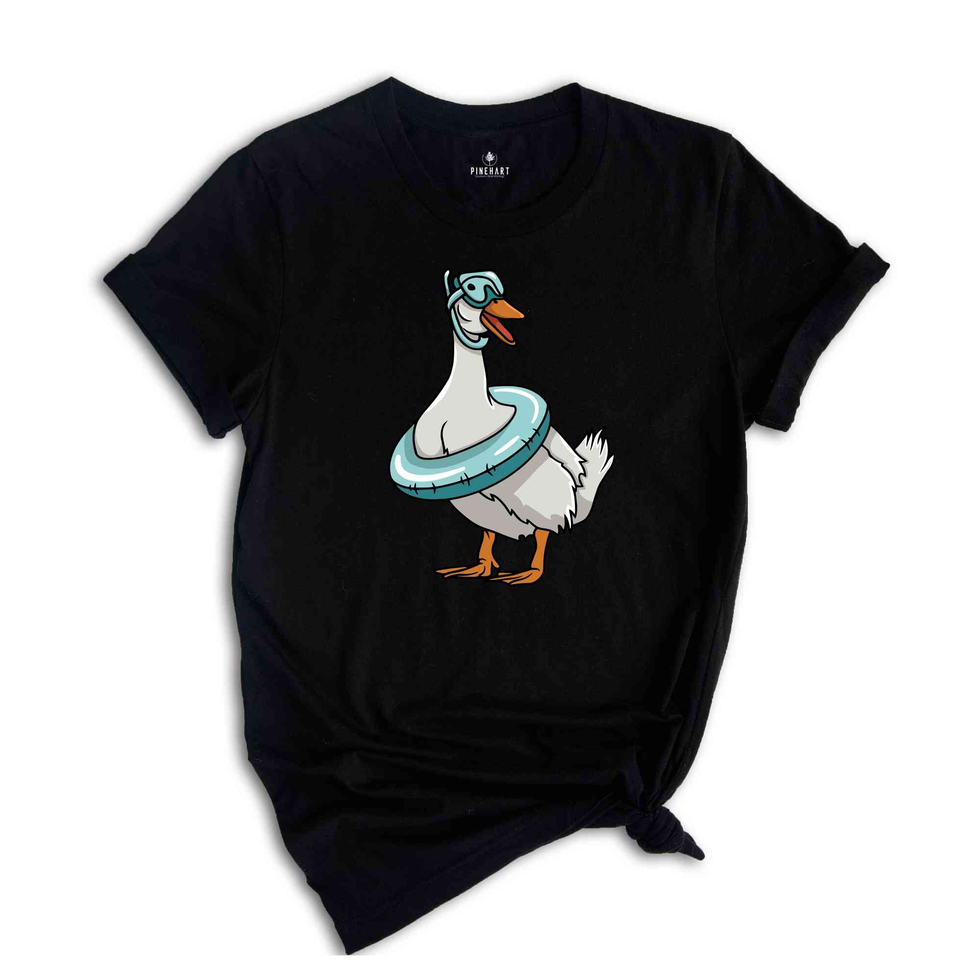 Swimming Duck Shirt, Cute Duck Shirt, Animal Lover Shirt, Duck Lover Shirt, Nature Lover Gift, Cute Animal Shirt, Duck Shirt, Goose Shirt