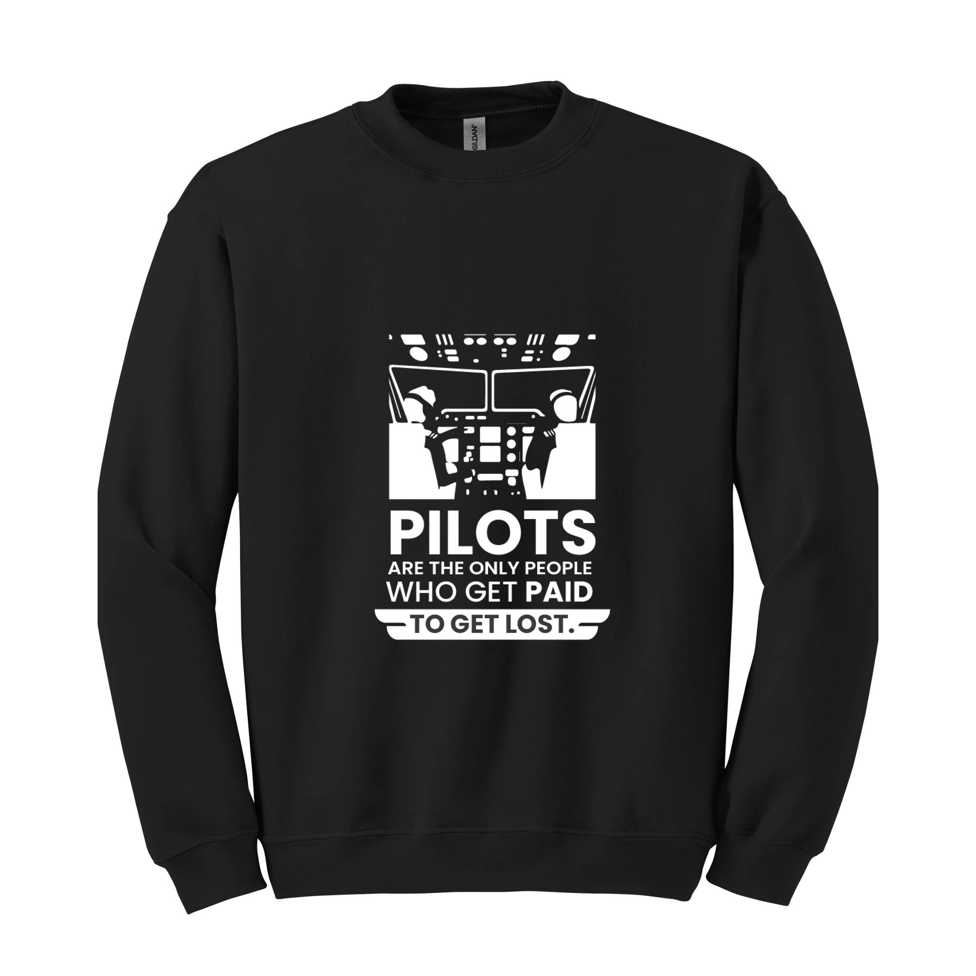 Funny Pilot Design For Men Women Airplane Airline Pilot Sweatshirt, Gift for Airplane Lover, Aviation , Funny Pilot Shirt