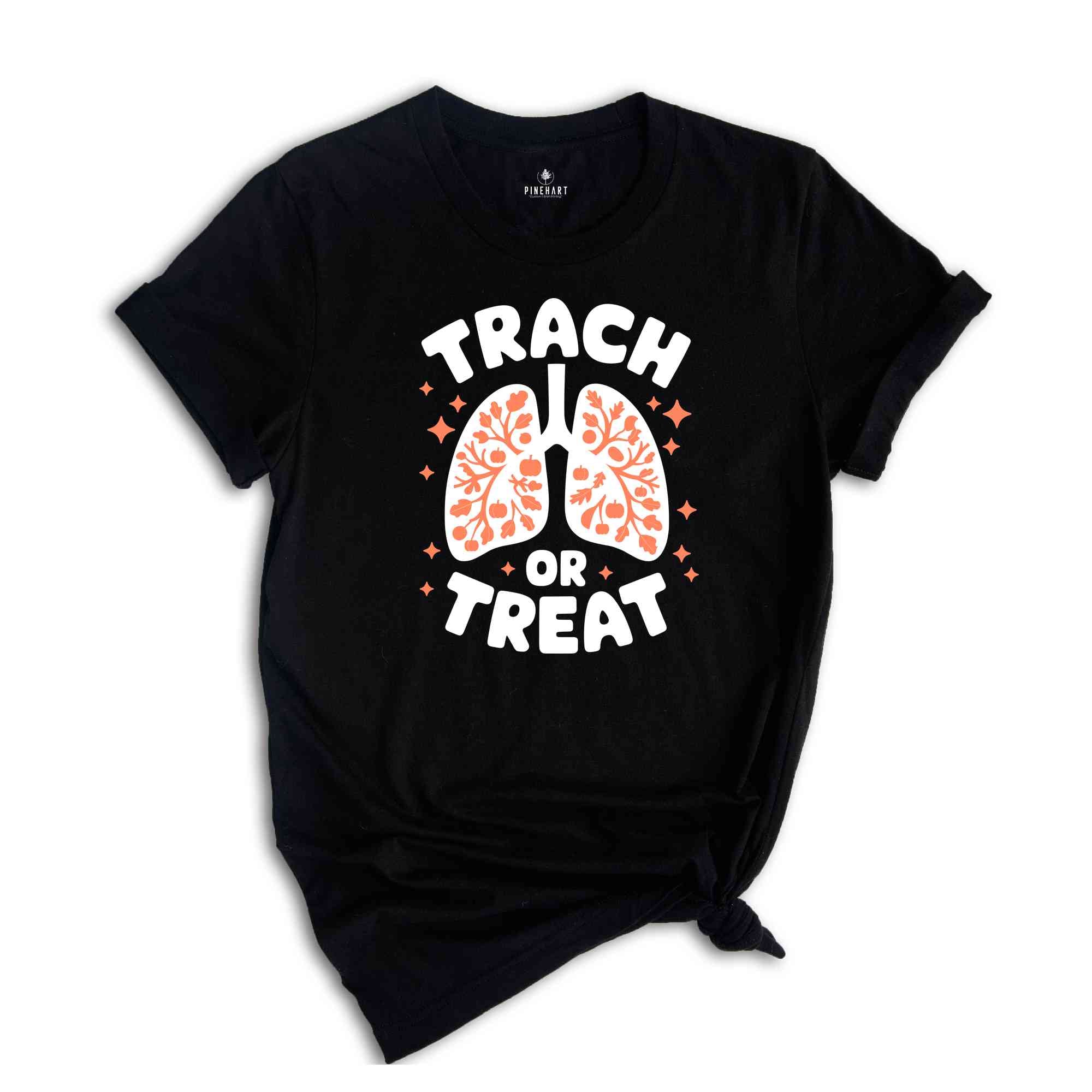 Trach Or Treat Shirt, Nurse Halloween Shirt, Funny Rt Halloween Shirt, NICU Nurse Fall Shirt, Halloween Gift, Spooky Season