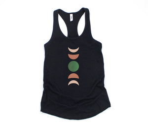 Terracotta Moon Phase Tank Top, Moon Phases Tank Top, Clay Moon Phase Tank Top, Cute Summer Tank Top, Cute Mom Tank Top