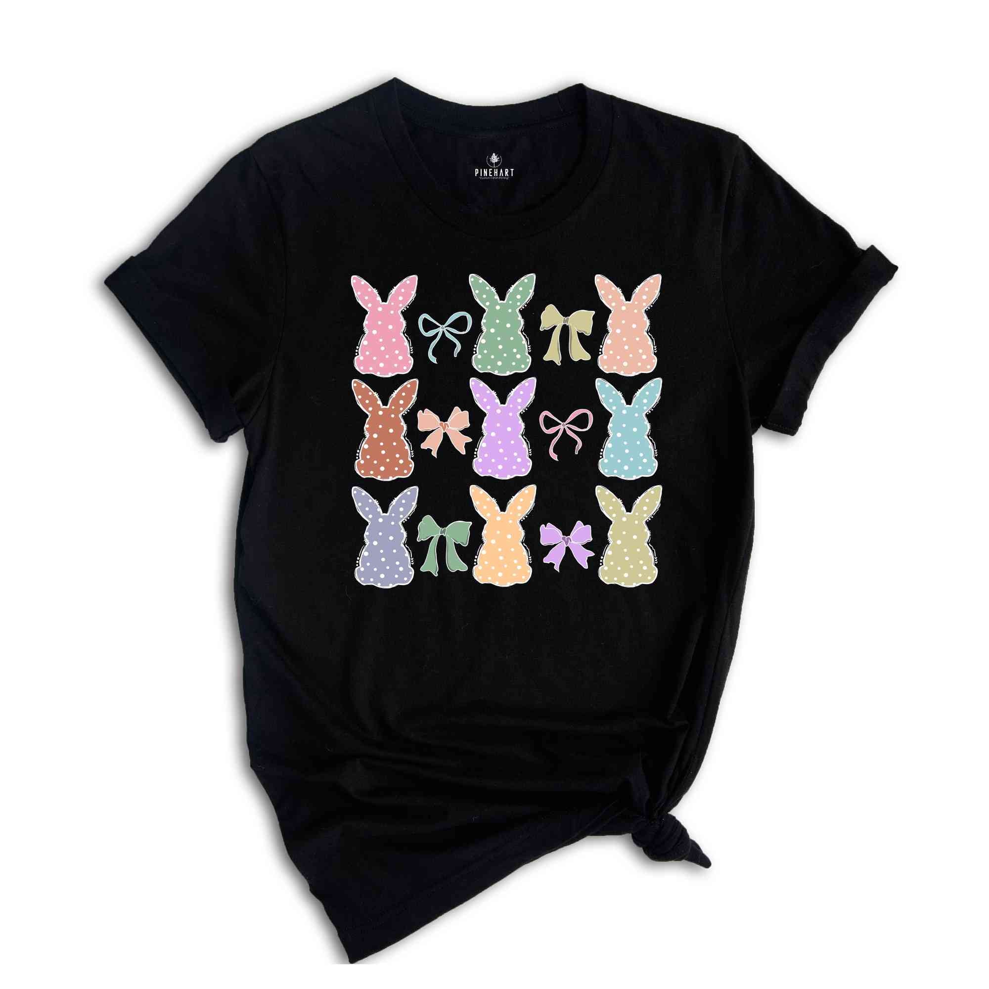 Easter Boho Bunny Shirt, Cute Bunny Shirt, Cute Easter Shirt, Easter Shirt Gift, Happy Easter Day, Kids Easter Shirt, Rabbit Lover Shirt