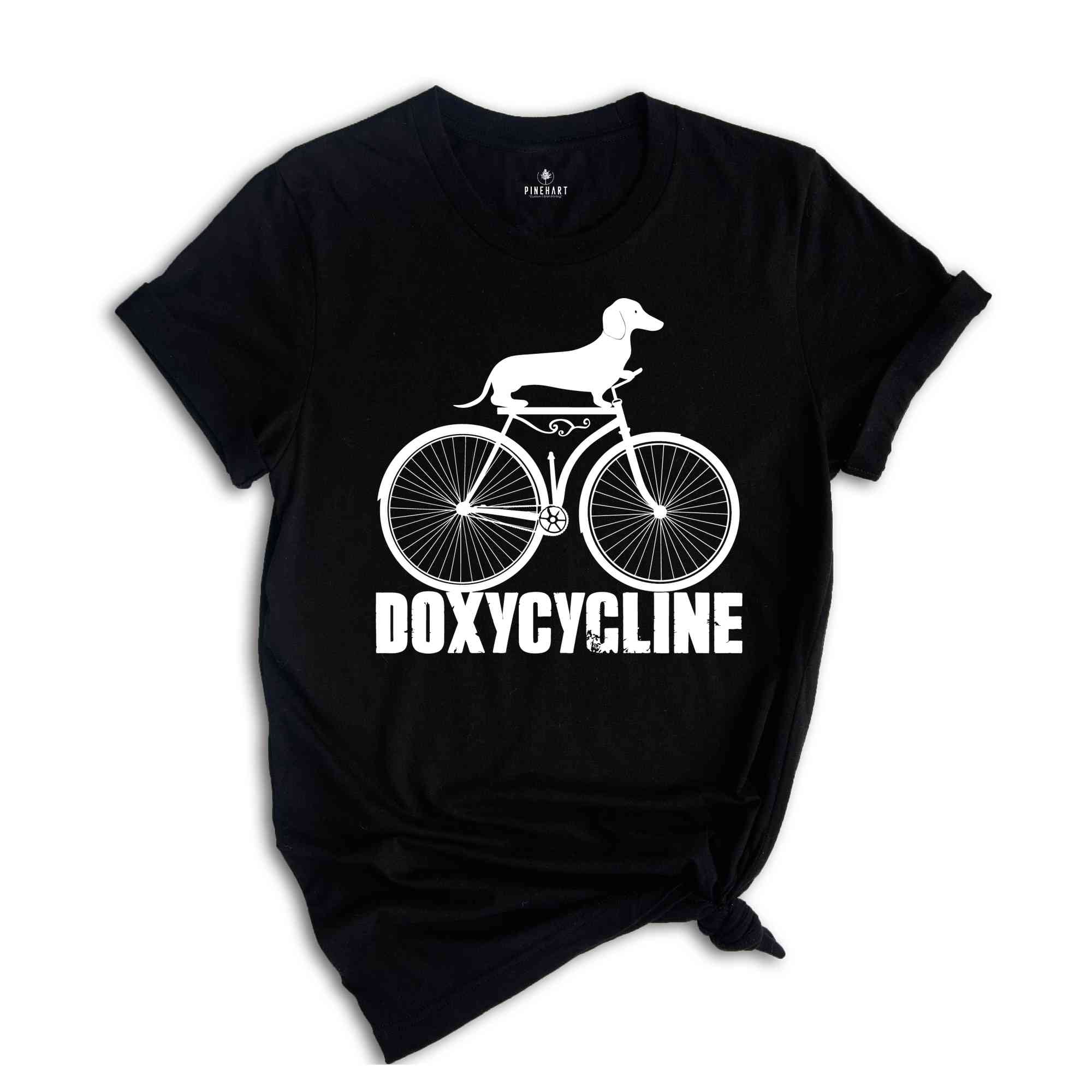 Doxycycline Pharmacy Shirt, Dachshund on Bicycle Shirt, Pharmacists Shirt, Veterinary Tee, Pharmacy Gift, Pharmacists Shirt