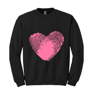 Valentine Sweatshirt, Romantic Love Sweater, Heart SweatShirt , Couples Gift, Cozy Valentines Day Pullover