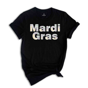 Sparkle Mardi Gras Shirt, Mardi Gras Carnival Tee, Mardi Gras Gift, Fat Tuesday T-Shirt, Fleur De Lis Tee, Mardi Gras Party Shirt