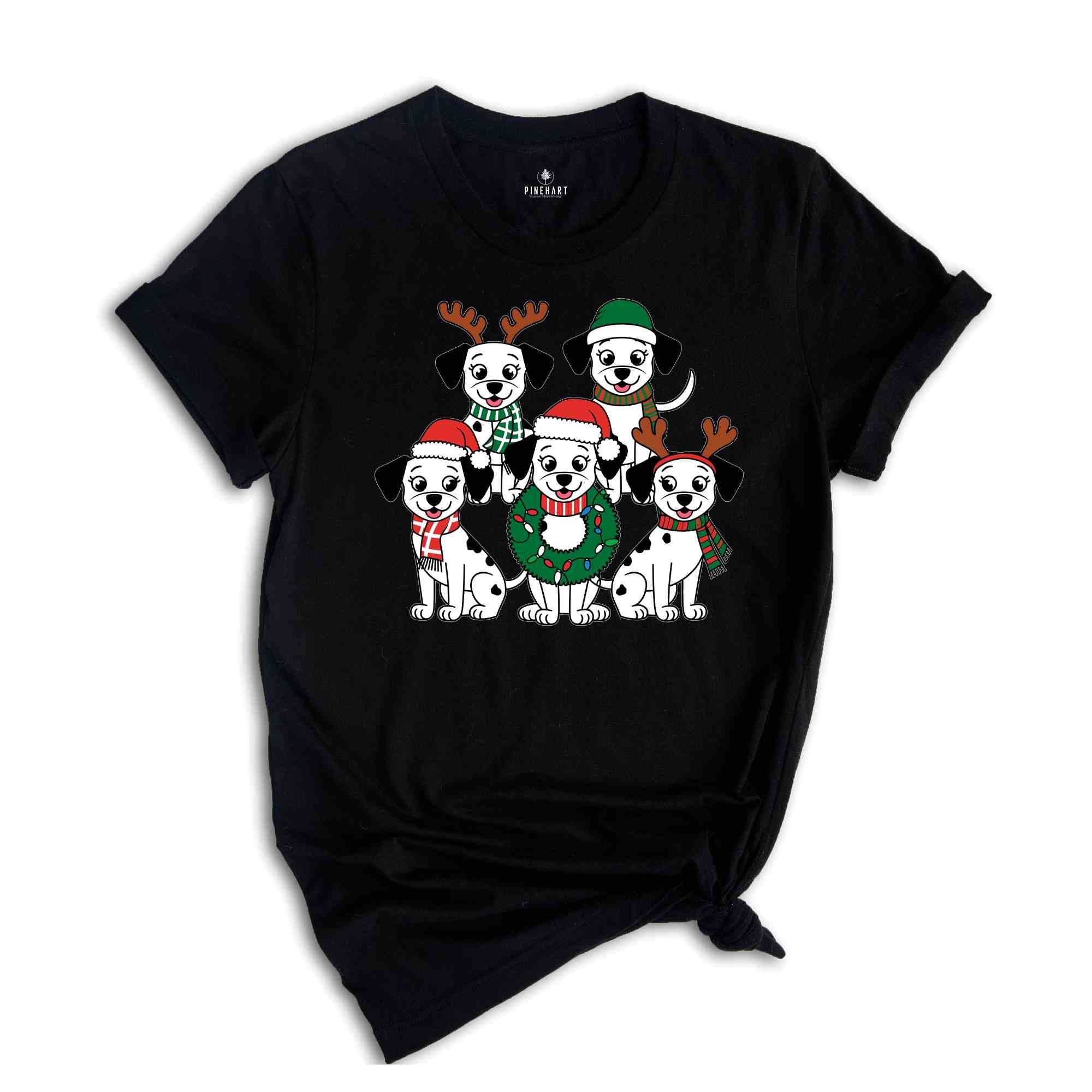 Christmas Dog Shirt, Christmas Dalmatian Shirt, Christmas Lights Shirt, Dalmatians Mom Shirt, Dog Shirt, Christmas Shirt