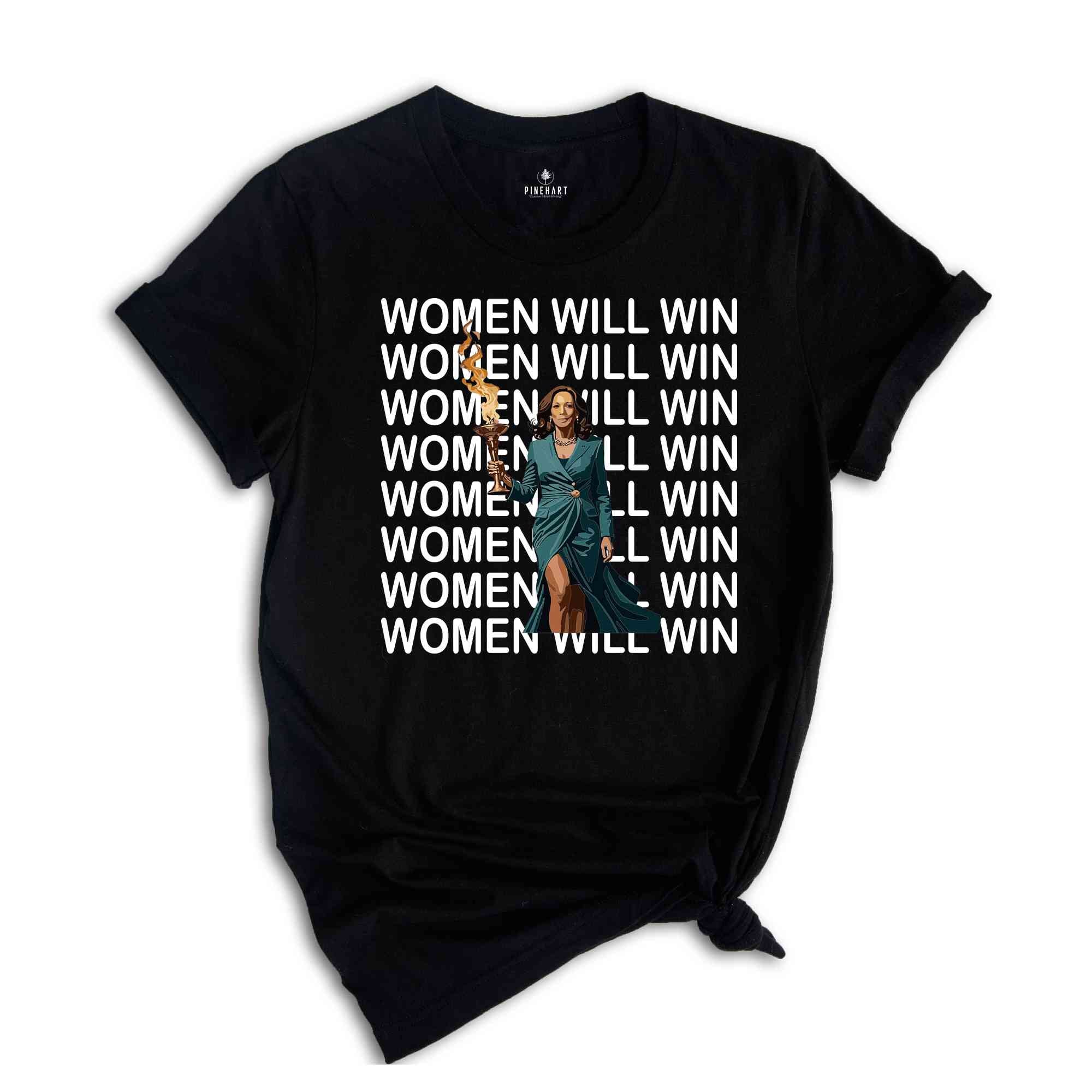 Kamala Harris Pass the Torch Shirt, Women Will Win, Madam President Shirt, Kamala Harris Shirt, Gift for Democrat, Vote Kamala Shirt