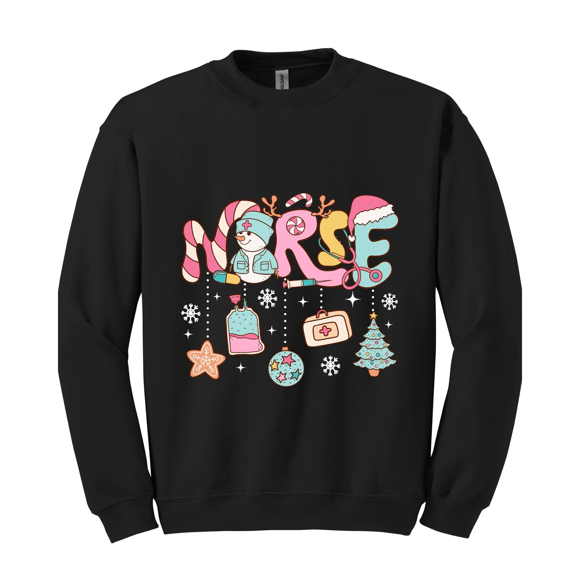 Nurse Christmas Sweatshirt, Christmas Nurse Sweatshirts, Holiday Nurse Sweater, Christmas Shirt, Holiday Nurse, Nursing Sweaters