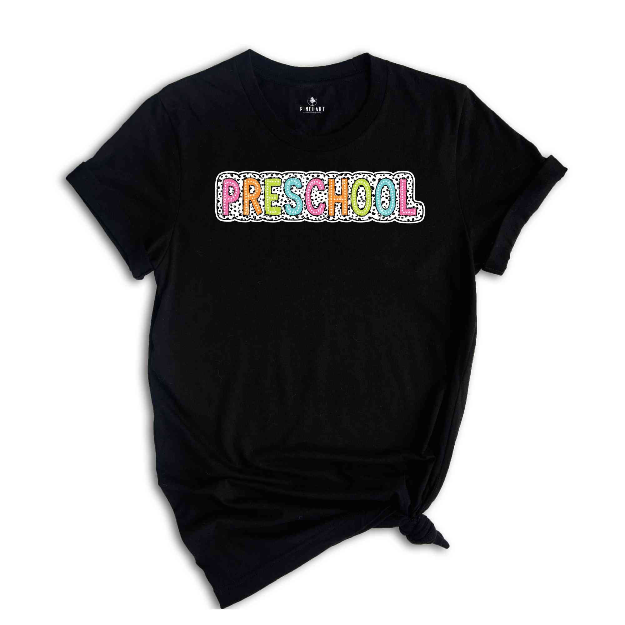 Preschool Shirt, Preschool Teacher Shirt, Back to School Shirt, School Shirt, First Day Of School, Preschool Outfit, Rainbow Preschool Shirt