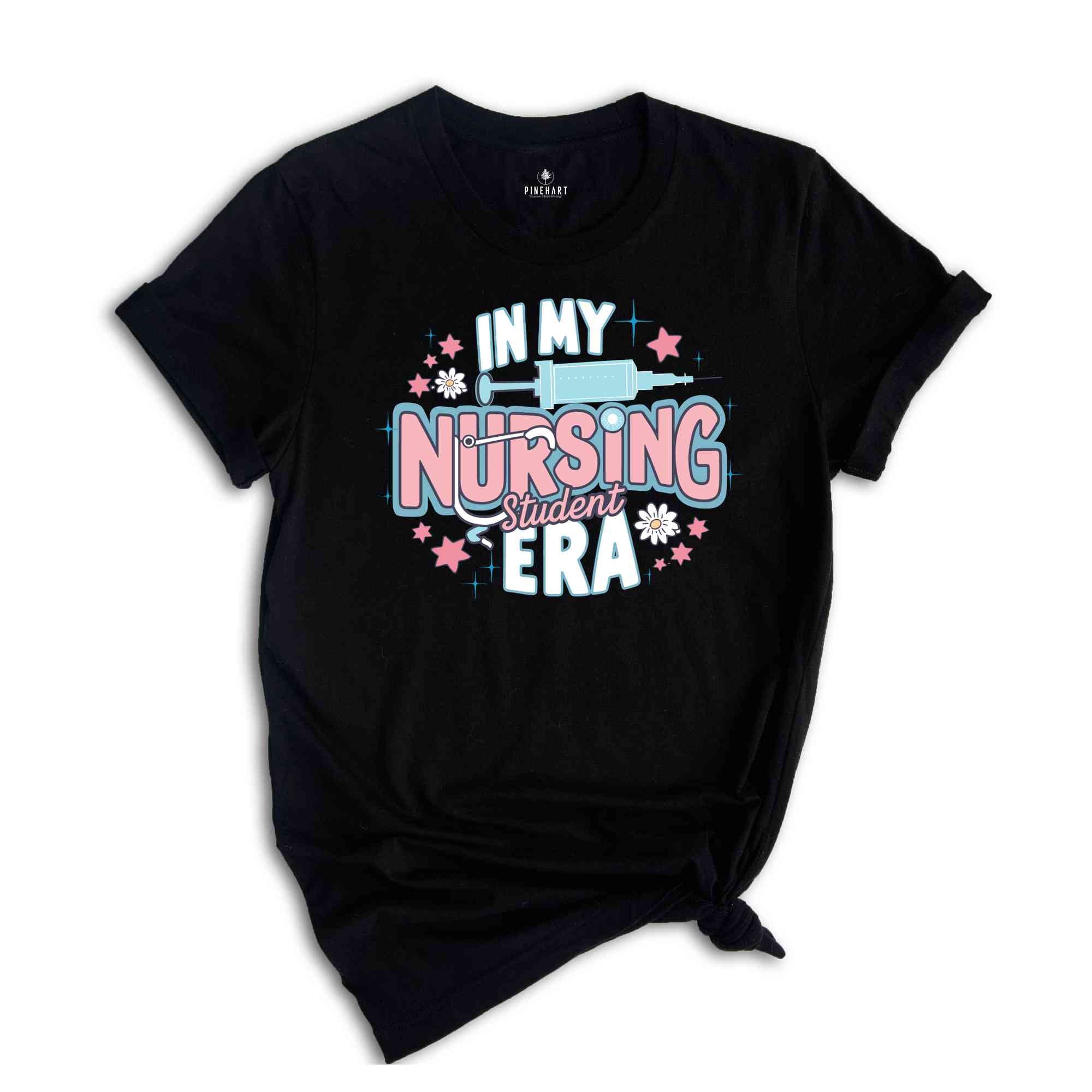 In My Nursing Student Era Shirt, Nurse T-shirt, Nursing Graduation Gift, Custom Nurse Shirt, Nursing School Tee, Gift For Nurse