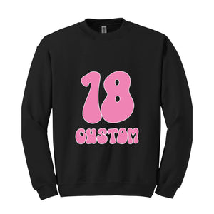 Custom In My Birthday Era Hoodie, Custom Name and Age Birthday Hoodie, Custom Birthday Sweatshirt, Birthday Girl Hoodie, Birthday Party Gift