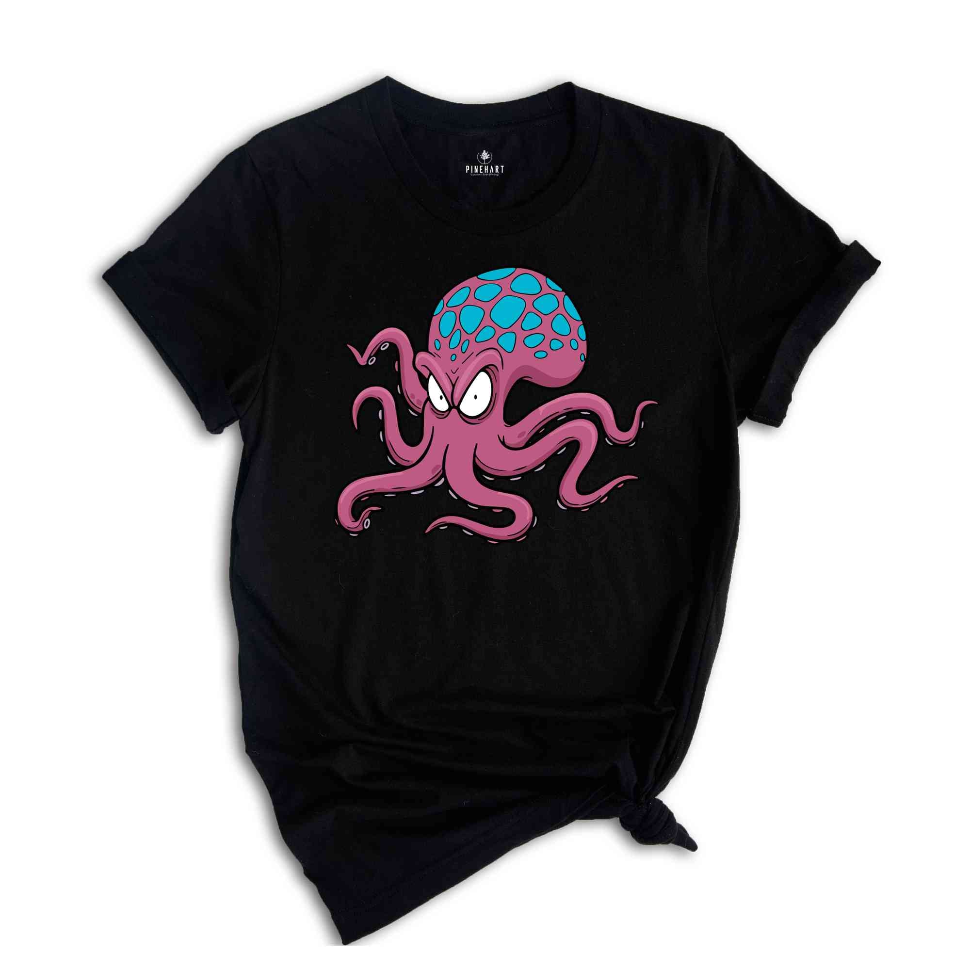 octopus shirt, Sea Creature T-shirt, Ocean Lover Shirt, Sea Animal Lover Shirt Gift, Marine Life shirt