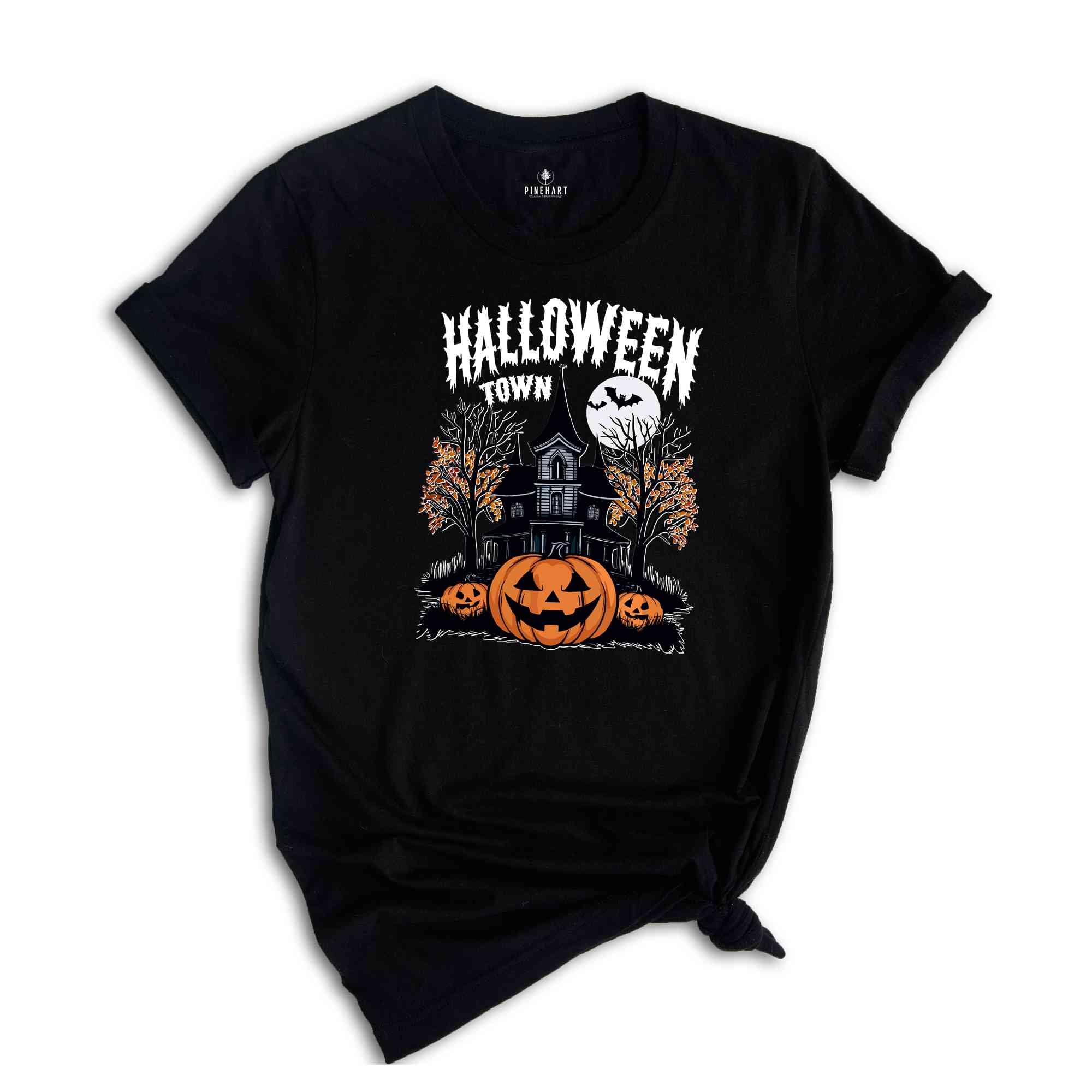 Halloweentown Shirt, Vintage Halloween Shirt, Fall Autumn Season Shirt, Halloween Party Shirt, Halloween Mom Shirt, Trendy Pumpkin Shirt