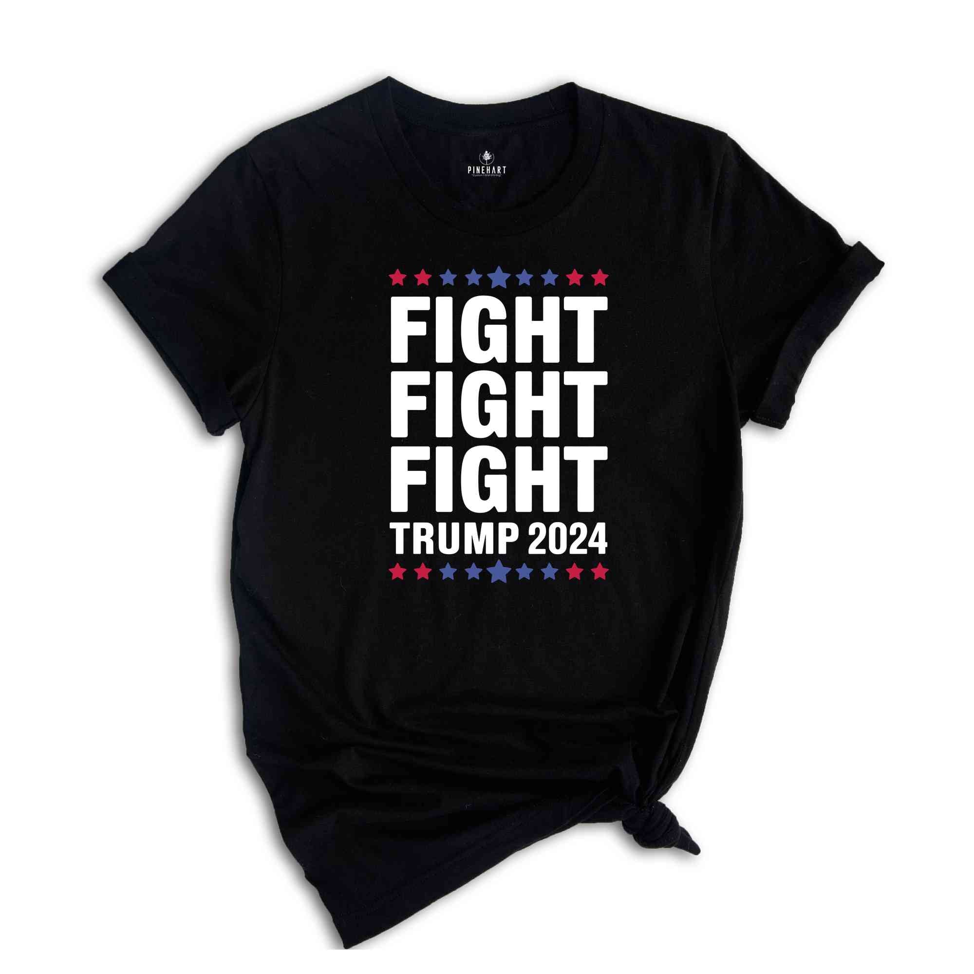 Trump Fight 2024 Shirt, President Donald Trump 2024 Shirt, God Bless Trump Shirt, Support Trump Shirt, Trump 2024 Election Shirt