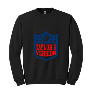 Taylor's Version Sweatshirt, Tays Version Football Sweatshirt, Go Boyfriend Sweater, Funny Football, Eye-Catching Concert Tee, Football Fan