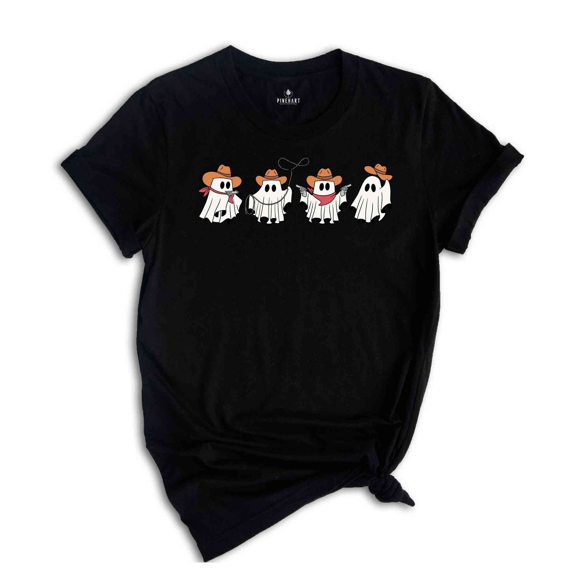 Cowboy Ghosts Shirt, Halloween Ghost Shirt, Halloween Cowgirl Ghosts, Howdy Halloween Shirt, Ghost Boo Shirt, Western Ghost Shirt