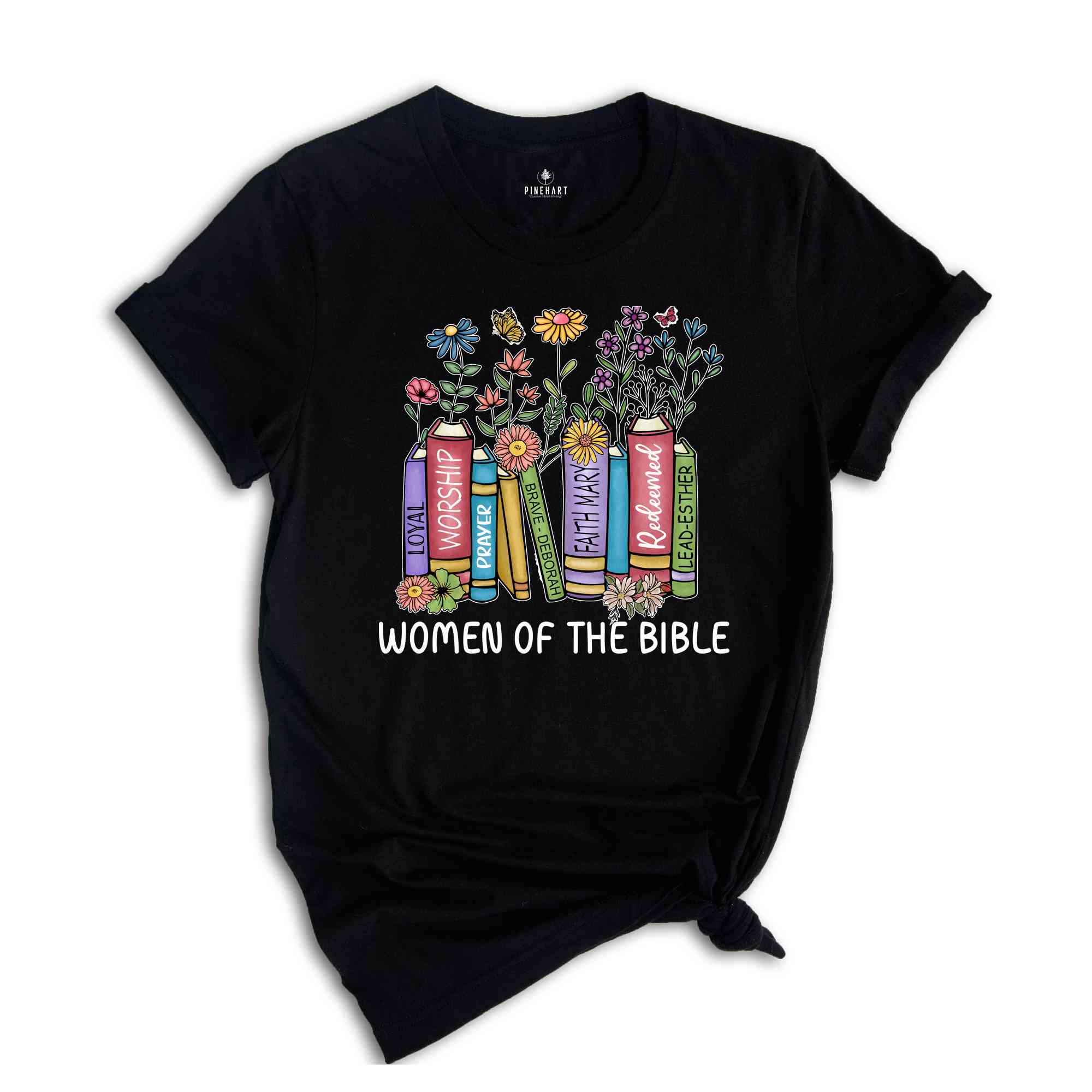 Women Of The Bible Shirt, Bookworm Tee, Librariam Shirt, Book Lover Shirt, Booktrovert Shirt, Book Lover Gift, Christian Shirt, Faith Shirt