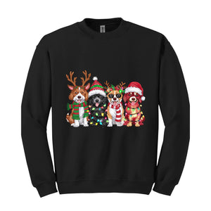 Christmas Dog Sweatshirt, Christmas Golden Retriever Shirt, Christmas Shirt, Christmas Gift, Dog Christmas Sweatshirt, Christmas Sweater