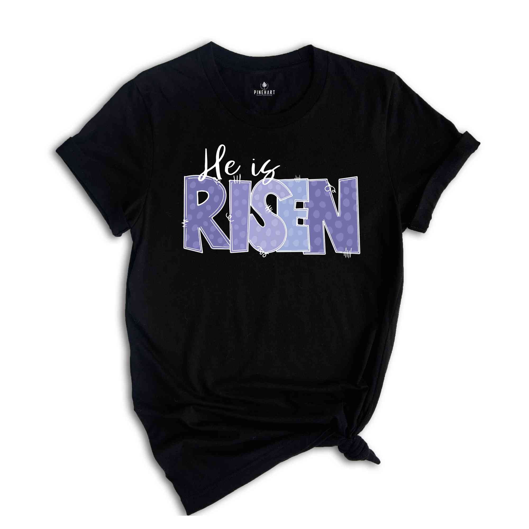 He Is Risen T-Shirt, Mattew 28 6 He Is Not Here He Has Risen, Bible Verse Shirt, Easter T-Shirt, Christian Shirt