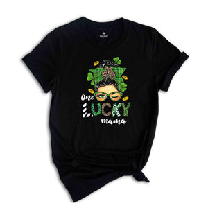 One Lucky Mama, Saint Patrick's Day Mama Shirt, Lucky Mom Shirt, St. Patrick's Day T-Shirt, Feeling Lucky T-Shirt