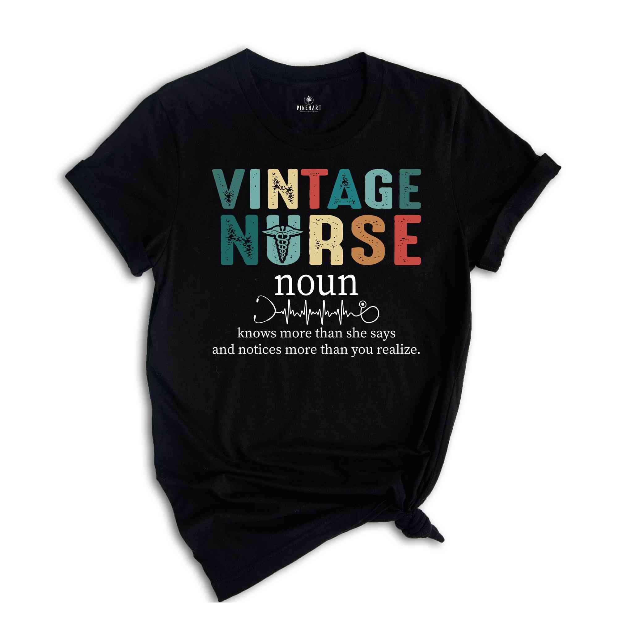 Vintage Nurse Definition T-Shirt, Nurse Shirt, RN Shirts, Nurse Funny Shirt, Vintage Nurse Shirt, Gifts For Nurses