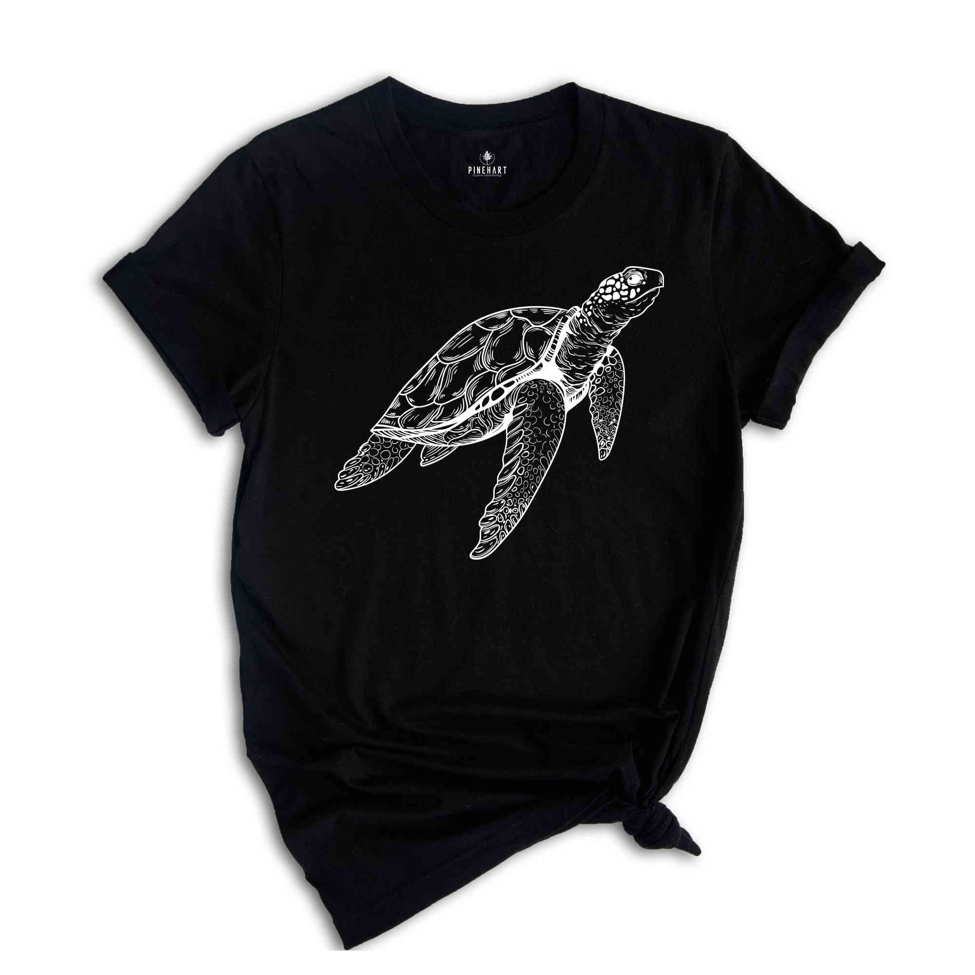 Turtle Summer T-Shirt, Beach Shirt, Surfing Shirt, Summer Shirt Girls Trip Gifts, Summer Vacation Shirt