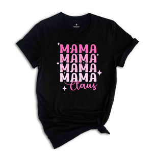 Mama Claus Shirt, Retro Christmas Shirt, Christmas Shirt, Christmas Gift, Mom Shirt, Pink Christmas, Pink Mama Shirt