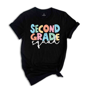 Second Grade Squad T-Shirt, 2nd Grade Teacher Shirt, Back To School Shirt, Teacher Appreciation Gift, School Shirt