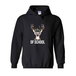 Oh School Hoodie, Bucked' 100 Days of School Hoodie, One hundred days of school, 100 days Hoodie, Deer Hoodie, 100th Day of School Gift